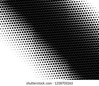 Halftone Background. Fade Dotted Overlay. Digital Gradient. Pop-art style. Grunge Backdrop. Modern futuristic Pattern. Abstract panel. Vector illustration