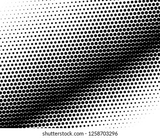 Halftone Background. Fade Dotted Overlay. Digital Gradient. Pop-art style. Grunge Backdrop. Modern futuristic Pattern. Abstract panel. Vector illustration