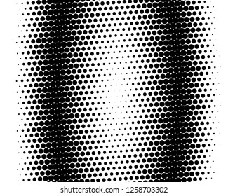 Halftone Background. Fade Dotted Overlay. Digital Gradient. Pop-art style. Grunge Backdrop. Modern futuristic Pattern. Abstract panel. Vector illustration