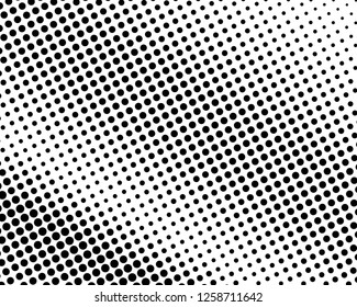 Halftone Background. Fade Dotted Overlay. Digital Gradient. Pop-art style. Grunge Backdrop. Modern futuristic Pattern. Abstract panel. Vector illustration