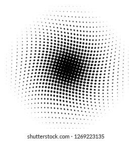 Halftone Background. Fade Dotted Overlay. Digital Gradient. Pop-art style. Grunge Backdrop. Modern futuristic Pattern. Abstract panel. Vector illustration 