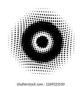 Halftone Background. Fade Dotted Overlay. Digital Gradient. Pop-art style. Grunge Backdrop. Modern futuristic Pattern. Abstract panel. Vector illustration 