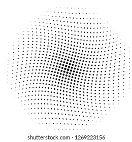 Halftone Background. Fade Dotted Overlay. Digital Gradient. Pop-art style. Grunge Backdrop. Modern futuristic Pattern. Abstract panel. Vector illustration 