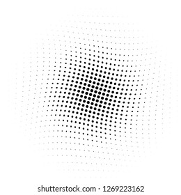 Halftone Background. Fade Dotted Overlay. Digital Gradient. Pop-art style. Grunge Backdrop. Modern futuristic Pattern. Abstract panel. Vector illustration 
