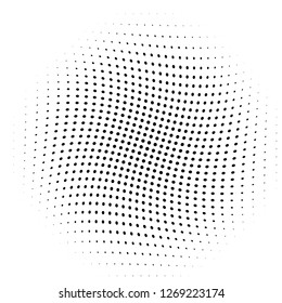 Halftone Background. Fade Dotted Overlay. Digital Gradient. Pop-art style. Grunge Backdrop. Modern futuristic Pattern. Abstract panel. Vector illustration 