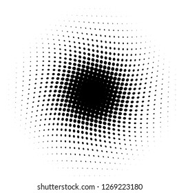 Halftone Background. Fade Dotted Overlay. Digital Gradient. Pop-art style. Grunge Backdrop. Modern futuristic Pattern. Abstract panel. Vector illustration 