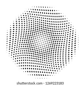 Halftone Background. Fade Dotted Overlay. Digital Gradient. Pop-art style. Grunge Backdrop. Modern futuristic Pattern. Abstract panel. Vector illustration 