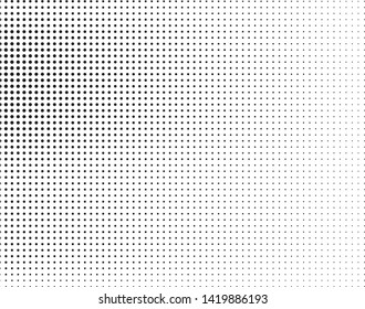 Halftone Background. Fade Dotted Overlay. Digital Gradient. Pop-art style. Grunge Backdrop. Modern futuristic Pattern. Abstract panel. Vector illustration