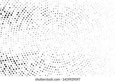 Halftone Background. Fade Dotted Overlay. Digital Gradient. Pop-art style. Grunge Backdrop. Modern futuristic Pattern. Abstract panel. Vector illustration