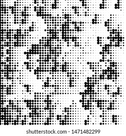 Halftone Background. Fade Dotted Overlay. Digital Gradient. Pop-art style. Grunge Backdrop. Modern futuristic Pattern. Abstract panel. Vector illustration