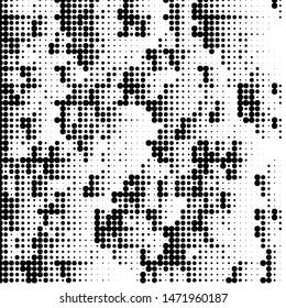Halftone Background. Fade Dotted Overlay. Digital Gradient. Pop-art style. Grunge Backdrop. Modern futuristic Pattern. Abstract panel. Vector illustration