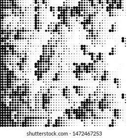 Halftone Background. Fade Dotted Overlay. Digital Gradient. Pop-art style. Grunge Backdrop. Modern futuristic Pattern. Abstract panel. Vector illustration