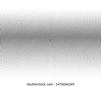 Halftone Background. Fade Dotted Overlay. Digital Gradient. Pop-art style. Grunge Backdrop. Modern futuristic Pattern. Abstract panel. Vector illustration