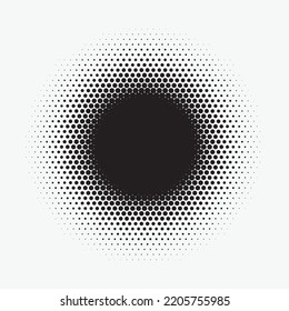 Halftone Background. Fade Dotted Overlay. Digital Gradient. Pop-art style. Grunge Backdrop. Modern futuristic Pattern. Abstract panel. Vector illustration.