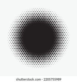 Halftone Background. Fade Dotted Overlay. Digital Gradient. Pop-art style. Grunge Backdrop. Modern futuristic Pattern. Abstract panel. Vector illustration.