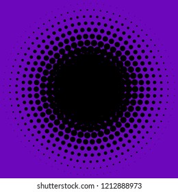 Halftone Background. Fade Dotted pattern. Digital Gradient. Pop-art style. Grunge Backdrop. Modern futuristic Pattern. Abstract panel. Vector illustration