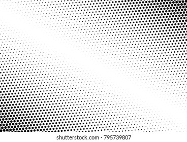 Halftone Background. Fade Overlay. Dotted Modern Pattern. Pop-art Grunge Texture. Vector illustration