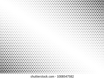 Halftone Background. Fade Pattern. Dotted Backdrop. Black and White Pop-art Texture. Vector illustration