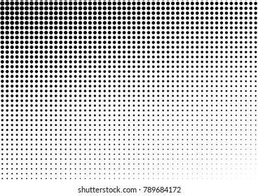 Halftone Background. Gradient Fade Pattern. Dotted Overlay. Distressed Texture. Vector illustration