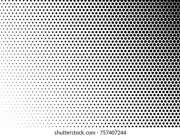 Halftone Background. Grunge Black and White Overlay. Abstract Backdrop. Points Pattern. Vector illustration