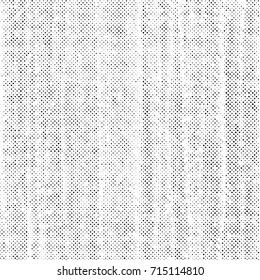 Halftone Background. Grunge Vector Illustration With Ink Dots Texture Design Element. Abstract Image With Dirty, Dotted, Black Circles. Dark Round Particles Backdrop On A White Background.