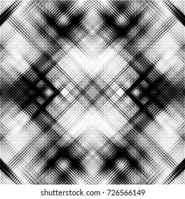 Halftone Background. Grunge Vector Illustration With Ink Dots Texture Design Element. Abstract Image With Dirty, Dotted, Black Circles. Dark Round Particles Backdrop On A White Background.
