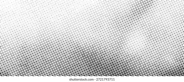 Ilustración Horizontal del diseño del Vector punteado de la textura del grunge del fondo del semitono en fondo transparente