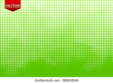 Halftone background - isolated vector template