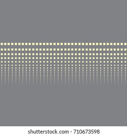 Halftone background with light yellow squares.