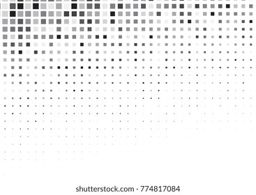 Halftone background made of squares. Grunge vector pattern for business design. Gradient geometric texture in pop art style. Universal stipple template