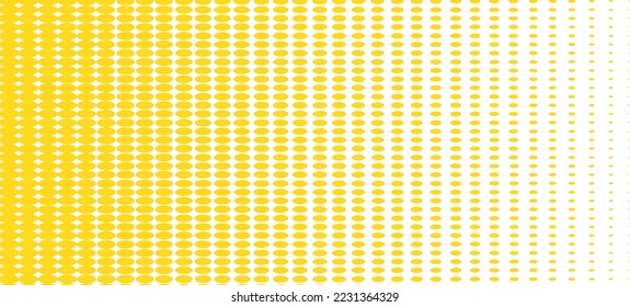 Fondo de semitono. Modernos círculos brillantes y fondo de patrón de puntos de medio tono para papel de pared, banner, plantilla de folleto, folleto, diseño y fondo. Concepto creativo abstracto, vector 
