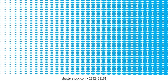 Fondo de semitono. Modernos círculos brillantes y fondo de patrón de puntos de medio tono para papel de pared, banner, plantilla de folleto, folleto, diseño y fondo. Concepto creativo abstracto, vector 