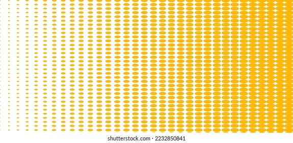 Fondo de semitono. Modernos círculos brillantes y fondo de patrón de puntos de medio tono para papel de pared, banner, plantilla de folleto, folleto, diseño y fondo. Concepto creativo abstracto, vector 