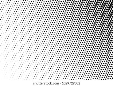 Halftone Background. Modern Grunge Pattern. Black and White Vintage Backdrop. Abstract Distressed Texture. Vector illustration