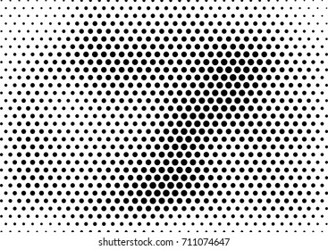 Halftone Background. Modern Texture. Vintage Pattern. Grunge Black and White Overlay. Vector illustration