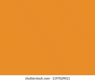 Halftone Background. Orange Dotted Overlay. Digital Gradient. Pop-art style. Grunge Backdrop. Modern futuristic Pattern. Abstract panel. Vector illustration