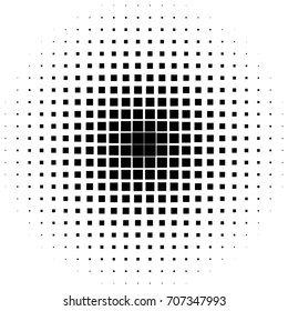 Halftone background or overlay. Comic backdrop. Black and white pattern. Gradient tone texture. Vector illustration.