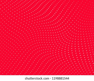 Halftone Background. Pink-red color. Digital Gradient. Pop-art style. Grunge Backdrop. Modern futuristic Pattern. Abstract panel. Vector illustration
