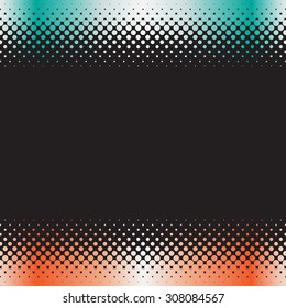 Halftone background with place for your text