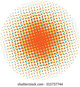 Halftone background with place for your text