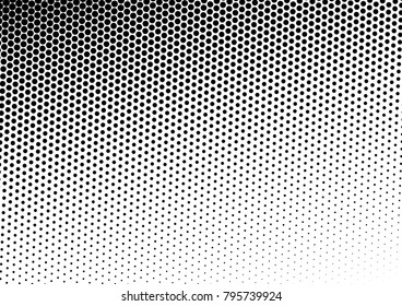 Halftone Background. Points Abstract Pattern. Pop-art Fade Texture. Grunge Backdrop. Vector illustration