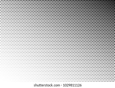 Halftone Background. Points Fade Overlay. Dotted Pop-art Pattern. Grunge Backdrop. Vector illustration