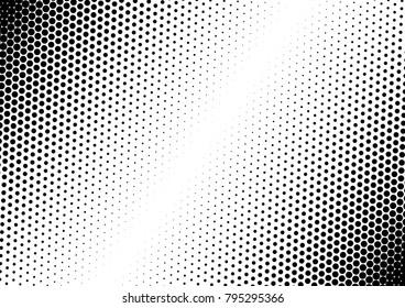 Halftone Background. Points Overlay. Distressed Gradient Pattern. Modern Dotted Backdrop. Vector illustration