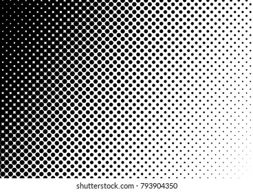 Halftone Background. Points Texture. Vintage Overlay. Distressed Pattern. Vector illustration