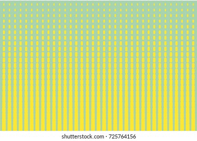 Halftone background. Pop art, comic style. Pattern with lines. Design element for web banners, posters, cards, wallpapers, backdrops, sites, panels. Green, mint, yellow color. Vector illustration