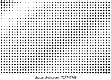 Halftone background. Pop art, comic style. Pattern with small squares. Design element for web banners, posters, cards, wallpapers, backdrops, sites, panels. Black and white color. Vector illustration