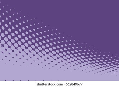 Halftone background. Pop art style. Purple, violet color. Pattern with circles, dots, design element for web banners, posters, cards, Wallpaper, backdrops, labels, sites, stickers. Vector illustration