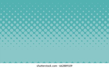 Halftone background. Pop art style. Blue color. Pattern with circles, dots, design element for web banners, posters, cards, Wallpaper, backdrops, labels, sites, stickers. Vector illustration