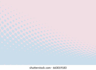 Halftone background. Pop art style. Pink, blue color. Pattern with circles, dots, design element for web banners, posters, cards, Wallpaper, backdrops, labels, sites, stickers. Vector illustration