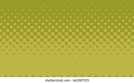 Halftone background. Pop art style. Green color. Pattern with circles, dots, design element for web banners, posters, cards, Wallpaper, backdrops, labels, sites, stickers. Vector illustration